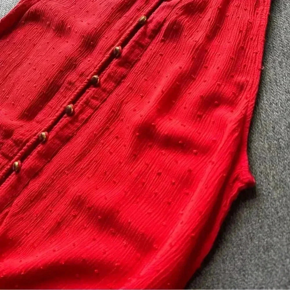 Anthropologie Maeve Alemeda Button Front Halter Top XS - Picture 5 of 7